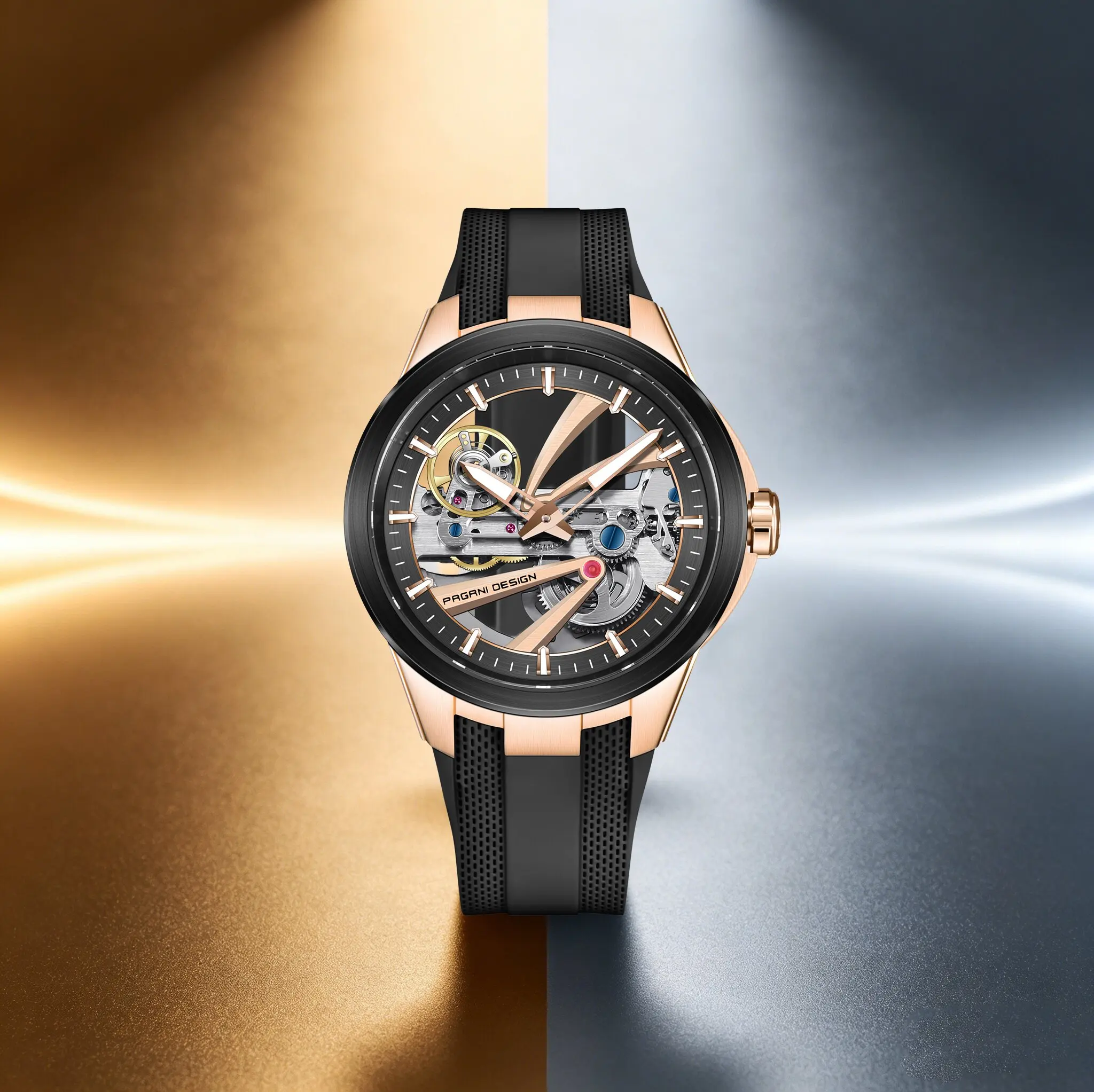 파가니 디자인 특별한 기품을 지닌 남성용 기계식 시계, - Luxury Watch All Black 리뷰 및 가격