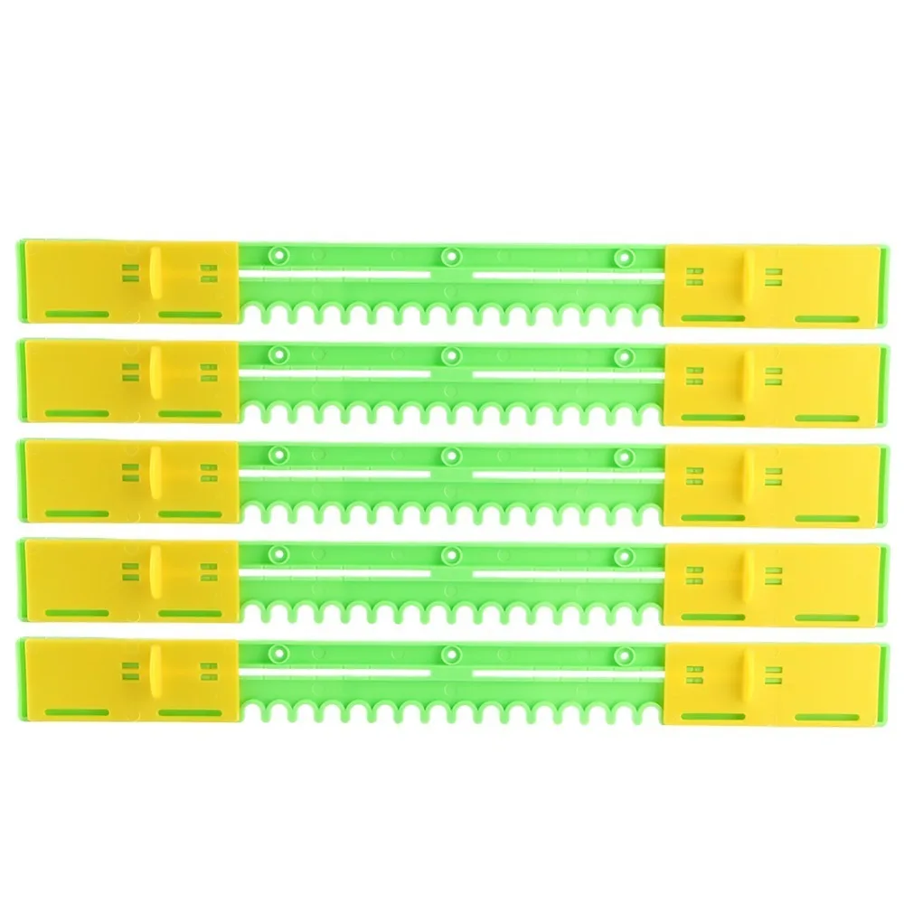 5Pcs Plastic Beehive Entrance Reducer Yellow Durable Beehive Mouse Guard Beehive Reducer Guards Beehive Management