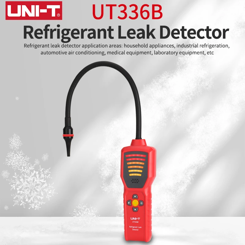 UNI-T UT336B Refrigerant Leak Detector Air Conditioning Tester Semiconductor Sensor CFCS HCFCS HFCS Refrigerant Gas Detector