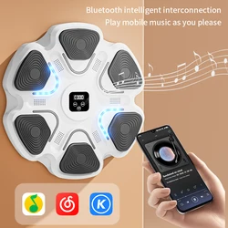 New Music Boxing Machine Smart Bluetooth Wall Mounted Music Boxing Trainer Gym Home Electronic Boxing Target Punching Equipment