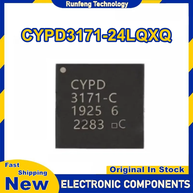 

5 шт. CYPD3171-24LQXQ CYPD3171 CYPD 3171-24LQXQ CYPD3171-C QFN-24 новый оригинальный в наличии
