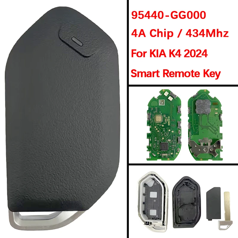 

CN051334 Aftermarket 5 Button Smart Keyess Key Fob Remote FCC 95440-GG000 TQ8-FOB-4F81M44 4A Chip 433Mhz For KIA K4 2024-2026