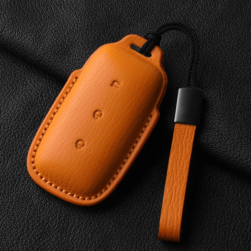

Genuine Leather Key Fob Cover for Geely Galaxy Starshine 8/A7/E5/M9/Starship 7/Starshine 6/L6/7/E8