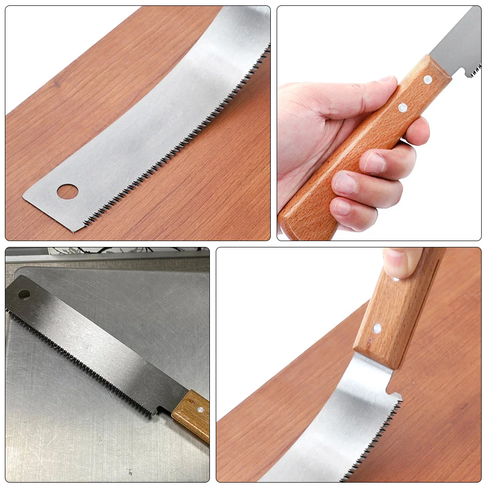 1 قطعة مقبض الخشب الصغيرة منشار يدوي غرامة الأسنان Sk5 الصلب خفيفة الوزن الدقة أداة القطع لتقوم بها بنفسك النجارة البستنة التقليم #3