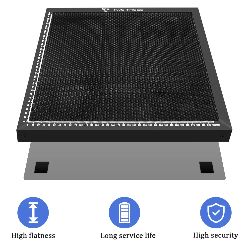 Laser Engraver Honeycomb Working Table Steel Panel Board Platform for TTS-55 Laser Machine Clean Cutting Work 300x200mm