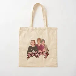 Girl Gang Aqui No Hay Quien Viva Cotton  Canvas Bag Tote Reusable Casual Printed Travel Grocery Ladies Shopper Fashion