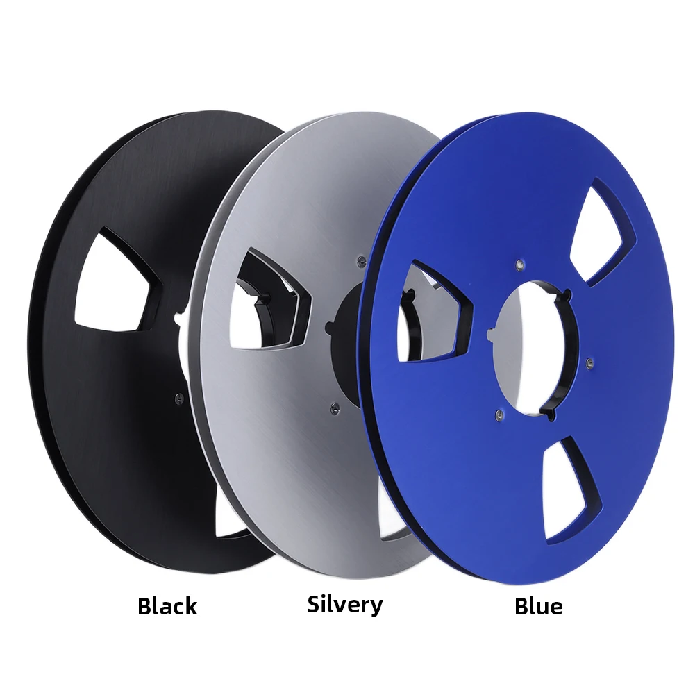 10 Inch Empty Tape Reel Aluminum Alloy Blank Tape Reel Universal Open Disc Audio Recorder Empty Discs for BASF/REEL TO REEL Disk