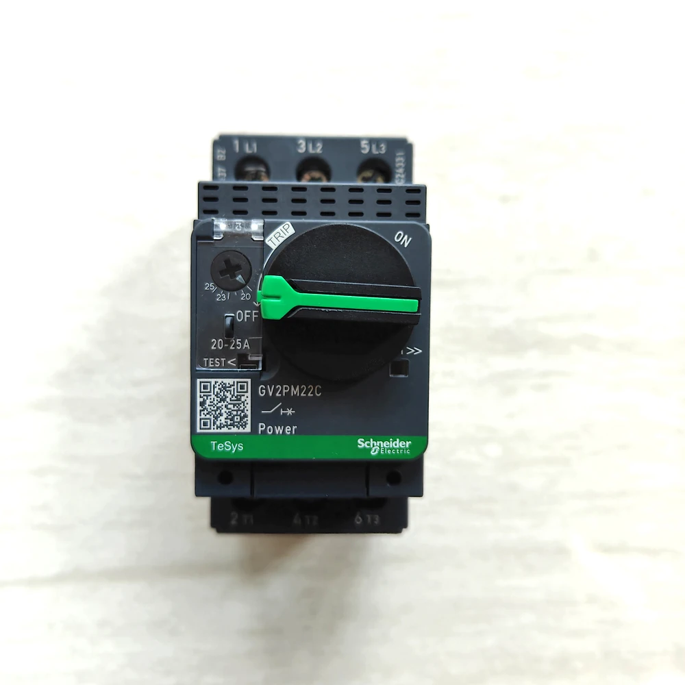 

Оригинальный Schneider Power GV2 TeSys Deca GV2-PM22C Защита автоматического выключателя магнитного двигателя GV2PM22C 20-25A 3P Обновление типа ручки