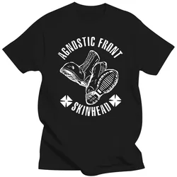 Band AGNOSTIC FRONT SKINHEAD BOOTS T Shirt Men Women Summer Cotton T Shirt Fashion O-Neck Tees EU Size