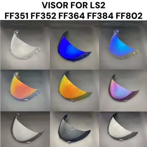 Visera para casco LS2 FF352, lentes de repuesto para cascos de motocicleta de cara completa, adecuada para Ls2 FF352 FF384 FF351, Moto Casco Visera