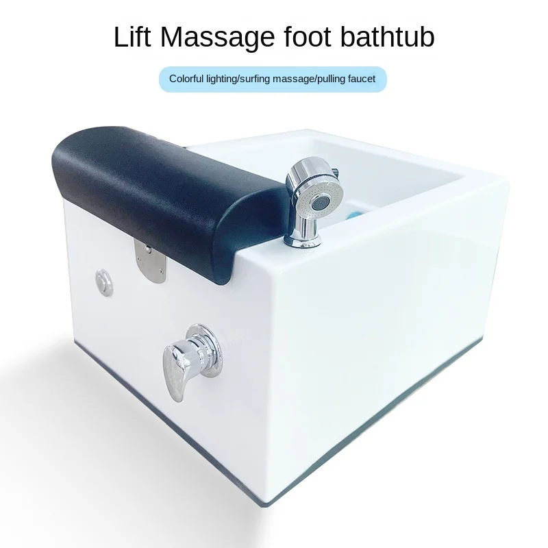 Adjustable acrylic foot bath bath Foot Bath shop Nail salon deepens spa health massage foot bath tub