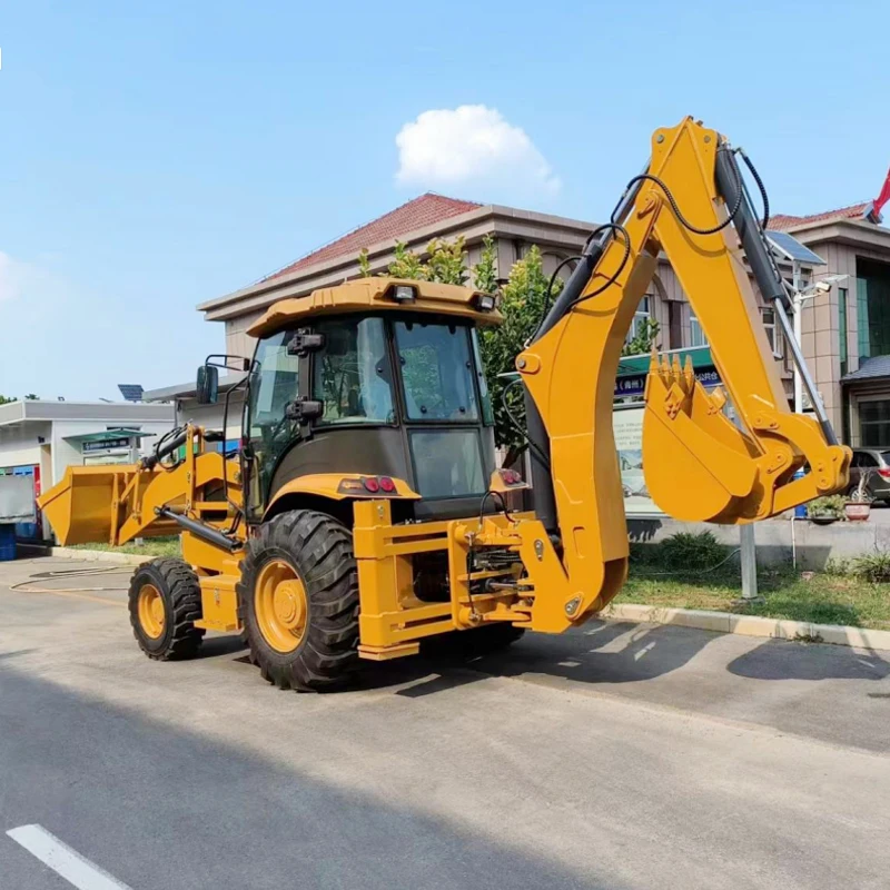 Customized Backhoe Loader Epa Ce Standard Wheel Machinery Factory Direct Supply Agricultural Construction