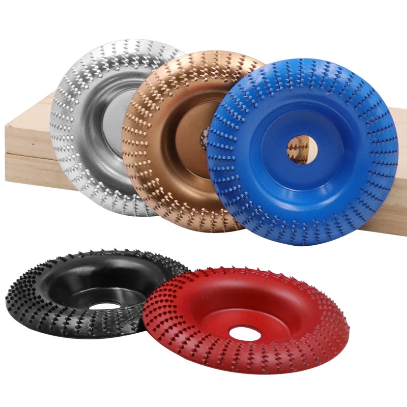 Grinder Wheel Disc 4 Inch Wood Shaping Wheel, Wood Grinding Shaping Disk For Angle Grinders Power Tools