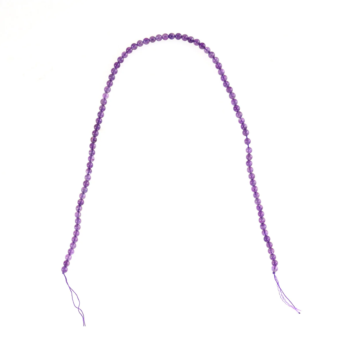 

4 MM Amethyst Scattered Beads Crystal Accessories Jewelry Making Glass for Crystals