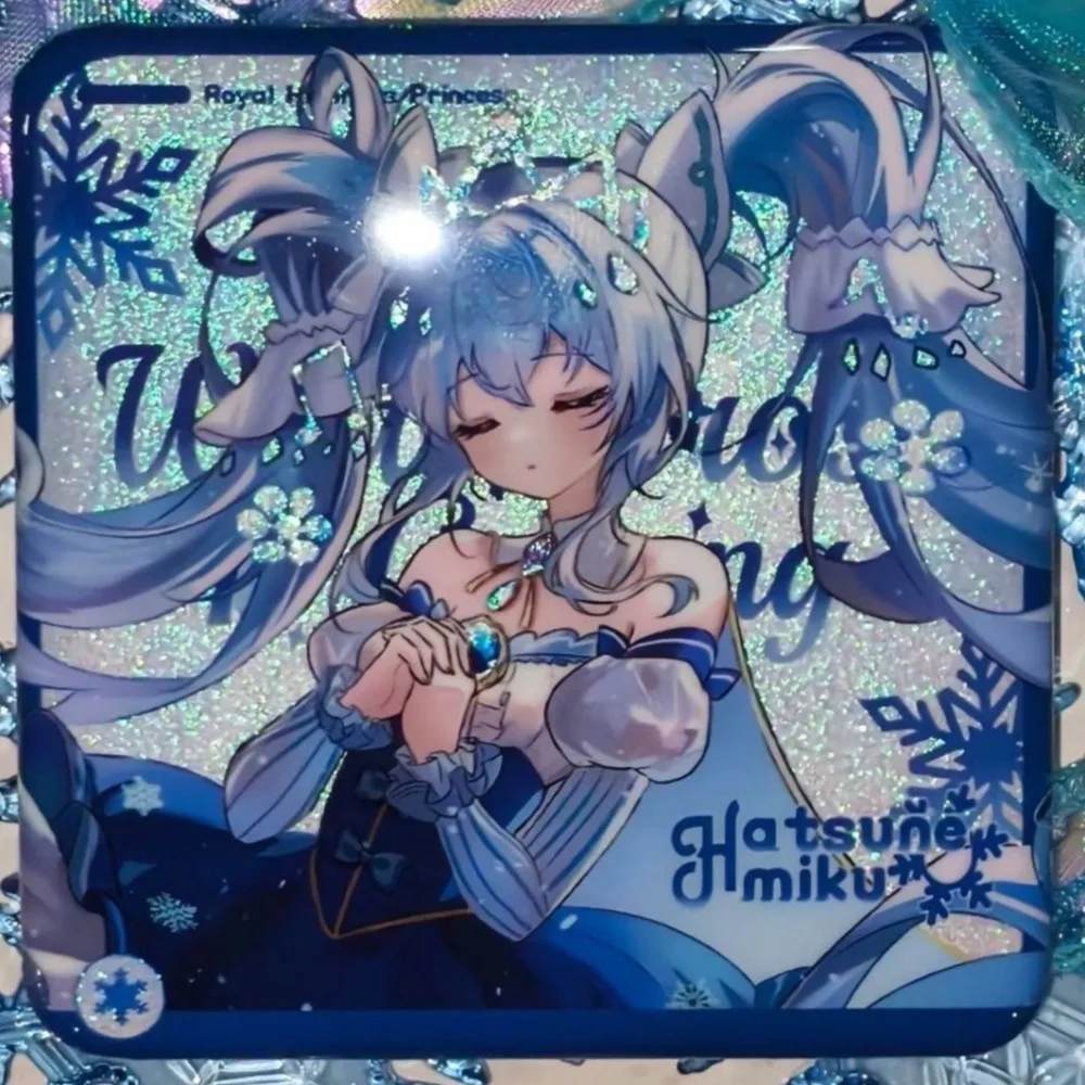 

Hatsune Miku Badge Hatsune Miku Project Diva Anime Peripheral Cute Originality Double Flash Reflect Light Delicate Brooch New