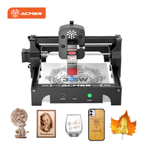 ACMER Mini Portable Laser Engraver S1 3W Laser Cut Engraving Machine Carving Acrylic Glass Wood for Newmaker Support Lightburn