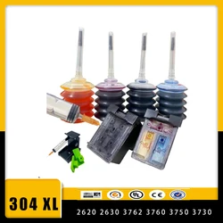 Vilaxh 2 Pack Remanufactured 304 XL ink cartridges For HP ENVY 5020 5030 5032 DeskJet 2620 2630 3762 3760 3750 3730 3764 3733