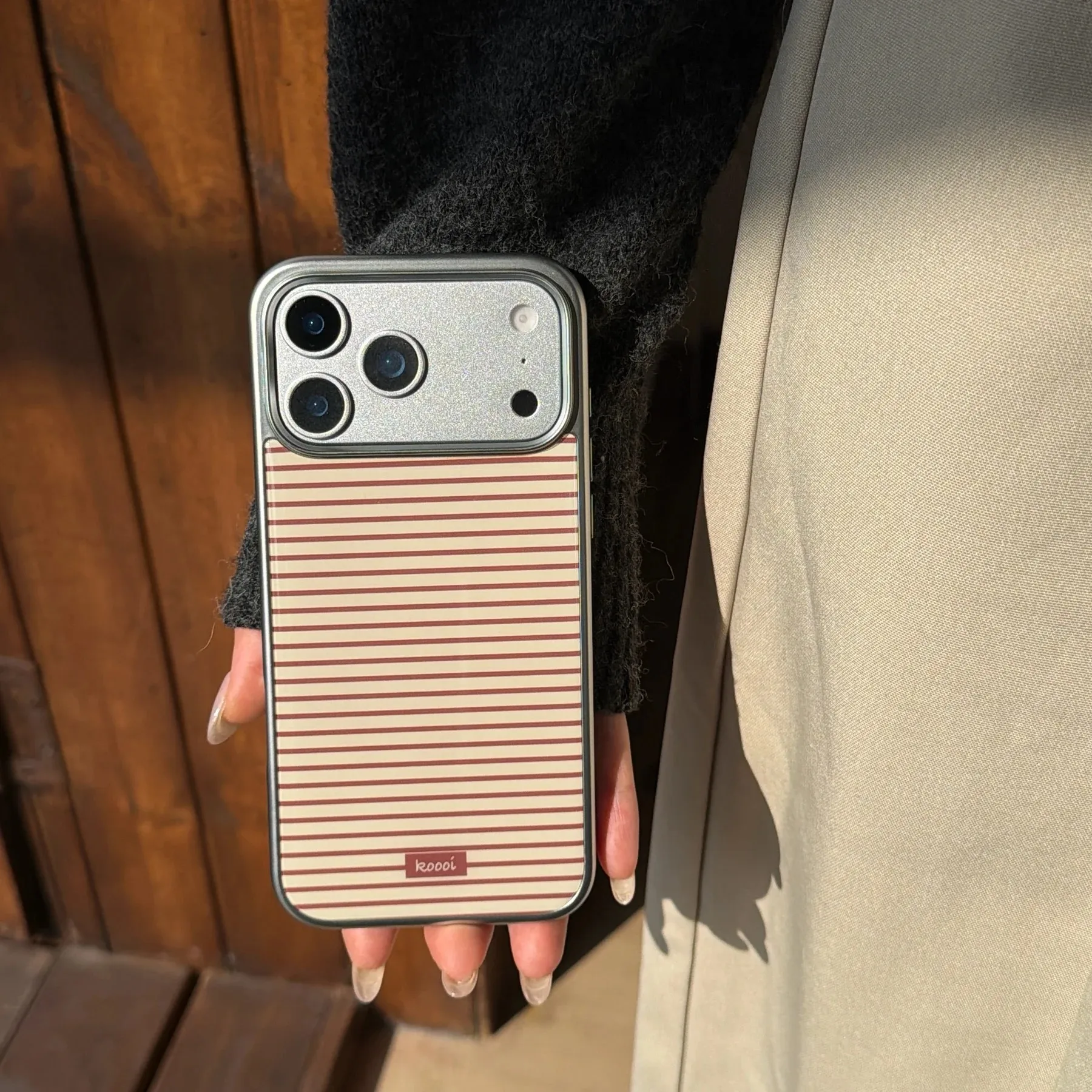Casing Ponsel Mewah Bergaris W - Phone Cases Burga ulasan dan harga