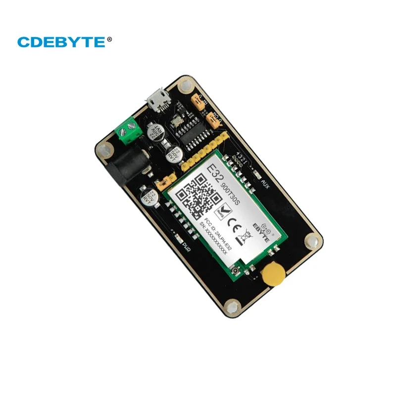 LoRa Wireless Module Test Board COJXU E32-900TBH-01 Pre-soldered E32-900T30S USB Interface Easy to Develop Test Kit