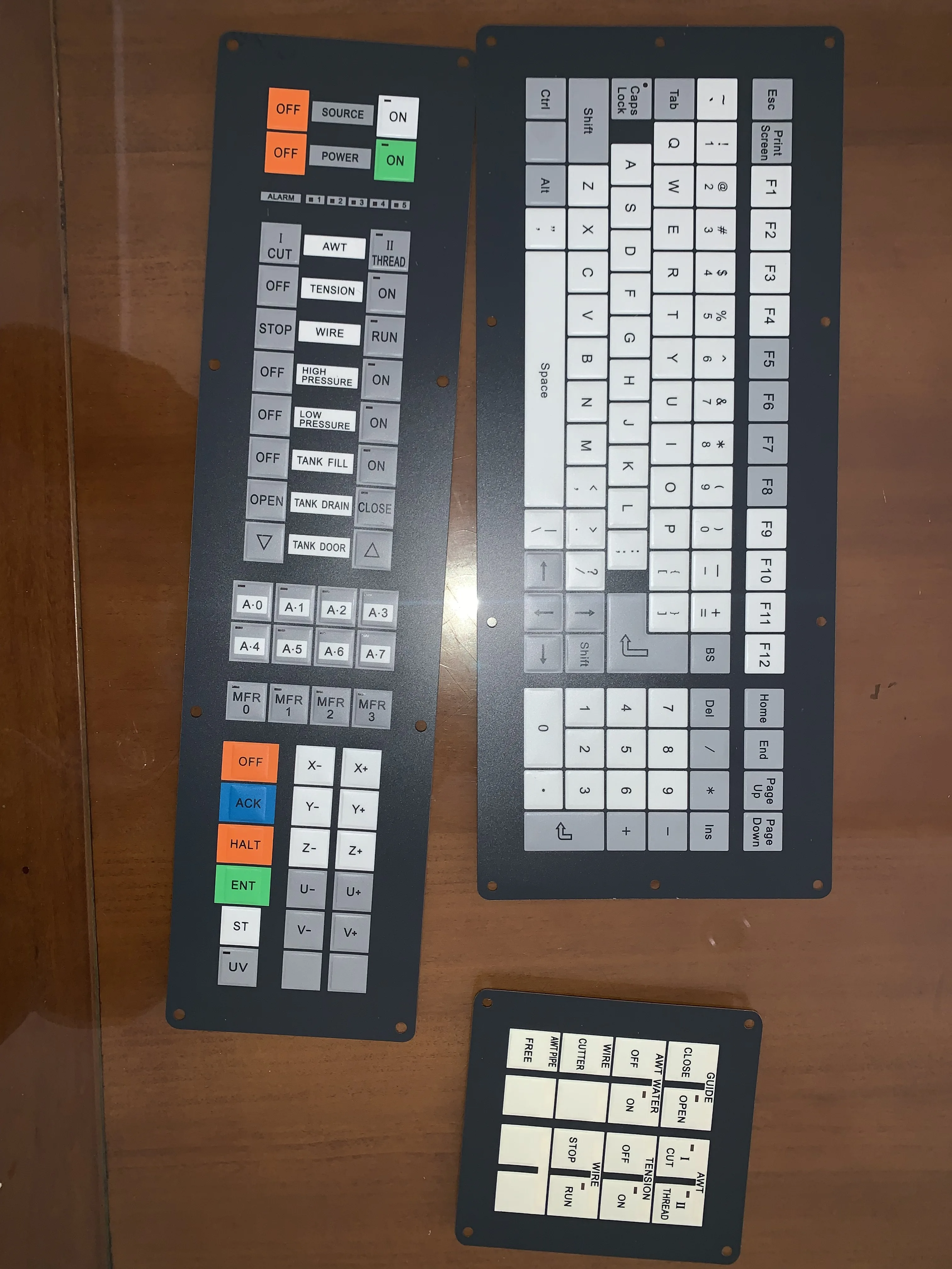 for Sodick slow-moving wire operation panel keyboard  wire cutting accessory button film  AQ325L