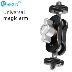 Universal Adjustment Magic Arm Aluminum Alloy Universal Bracket Live Fill Light External 1/4 Interface Strange Hand