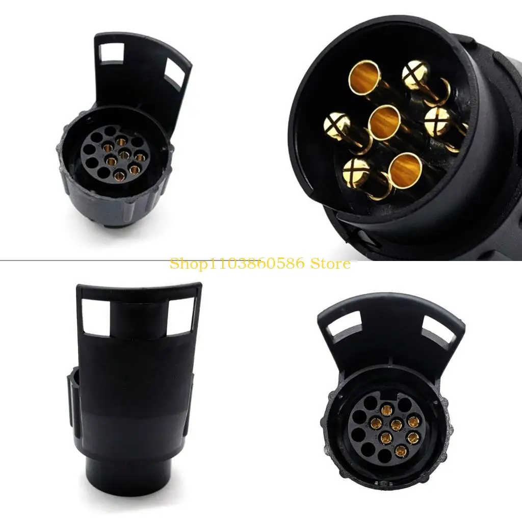 

242A 12V 7 -контактный до 13 контактов прицепа для буксировки разъема -разъем электротехнического преобразователя Адаптер