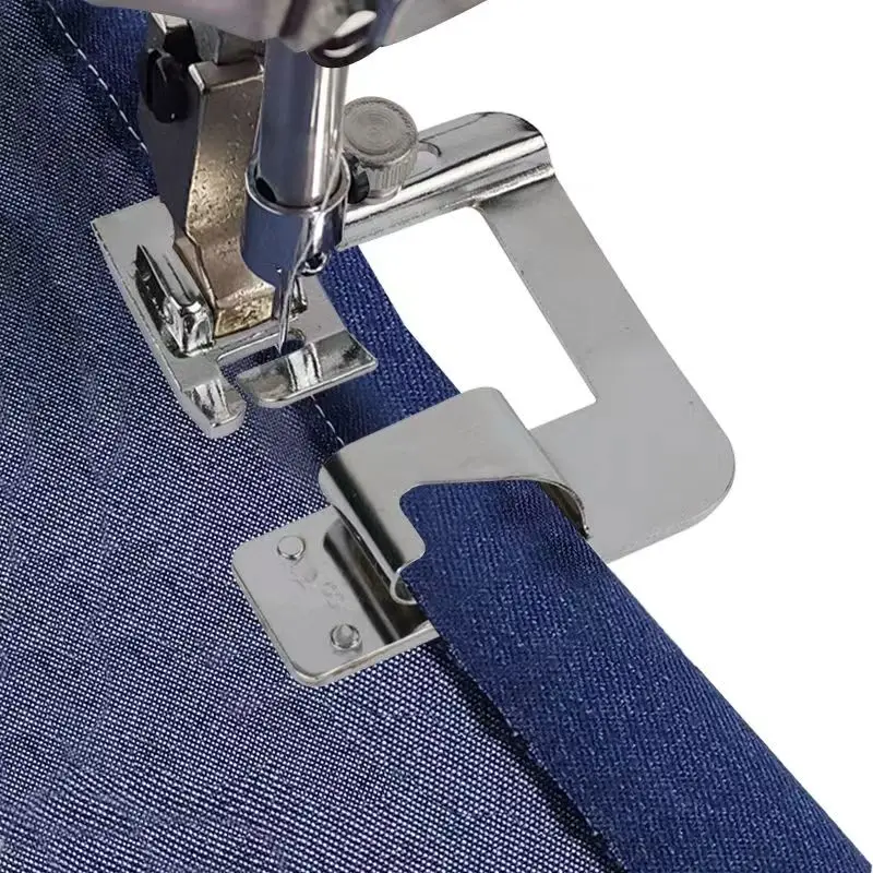 Hemming Presser Foot Crimping Wide Rolled Hem Feet Adjustable Domestic Household Sewing Machine Accessories Tools Singer Brother