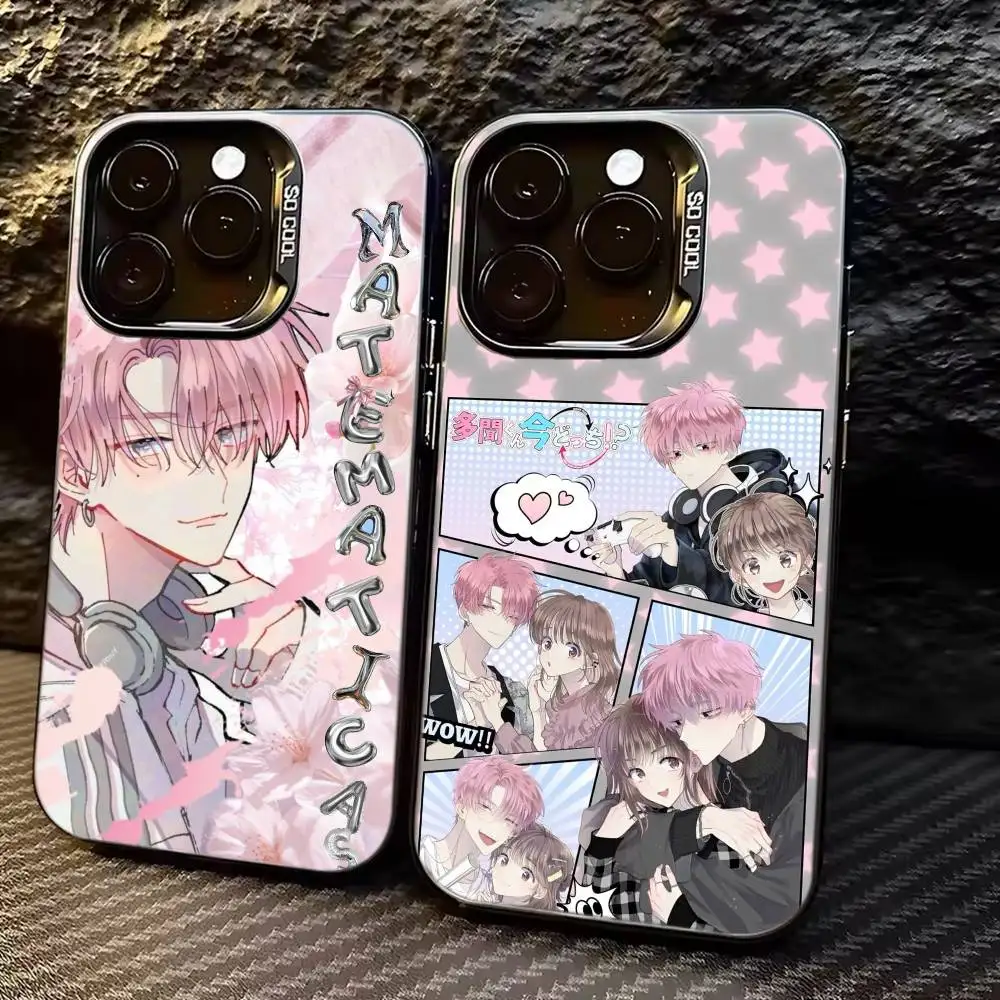 

Comic T-Tamon s B-Side Phone Case For iPhone 17,16,15,14,13,12,11 Plus,Pro Max,XS,Colored Silver Plated Inside Cover