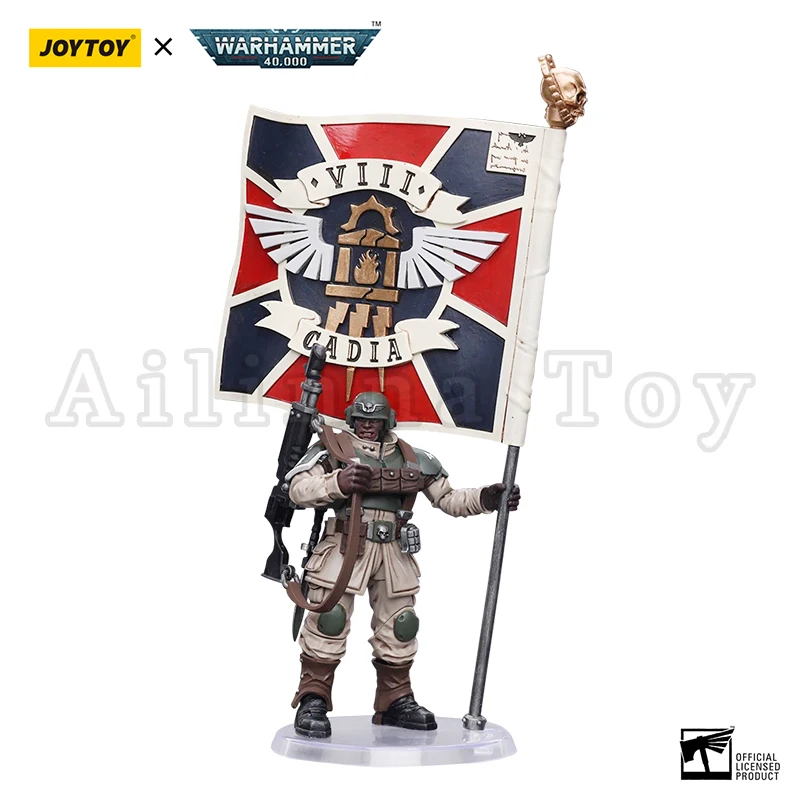JOYTOY 1/18 figurka 40K Cadian Command Squad Anime model wojskowy zabawka