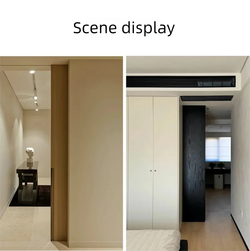 Maintenance-free quick-release concealed pocket door sliding rail wood aluminium frame door cushioned sliding door hardware