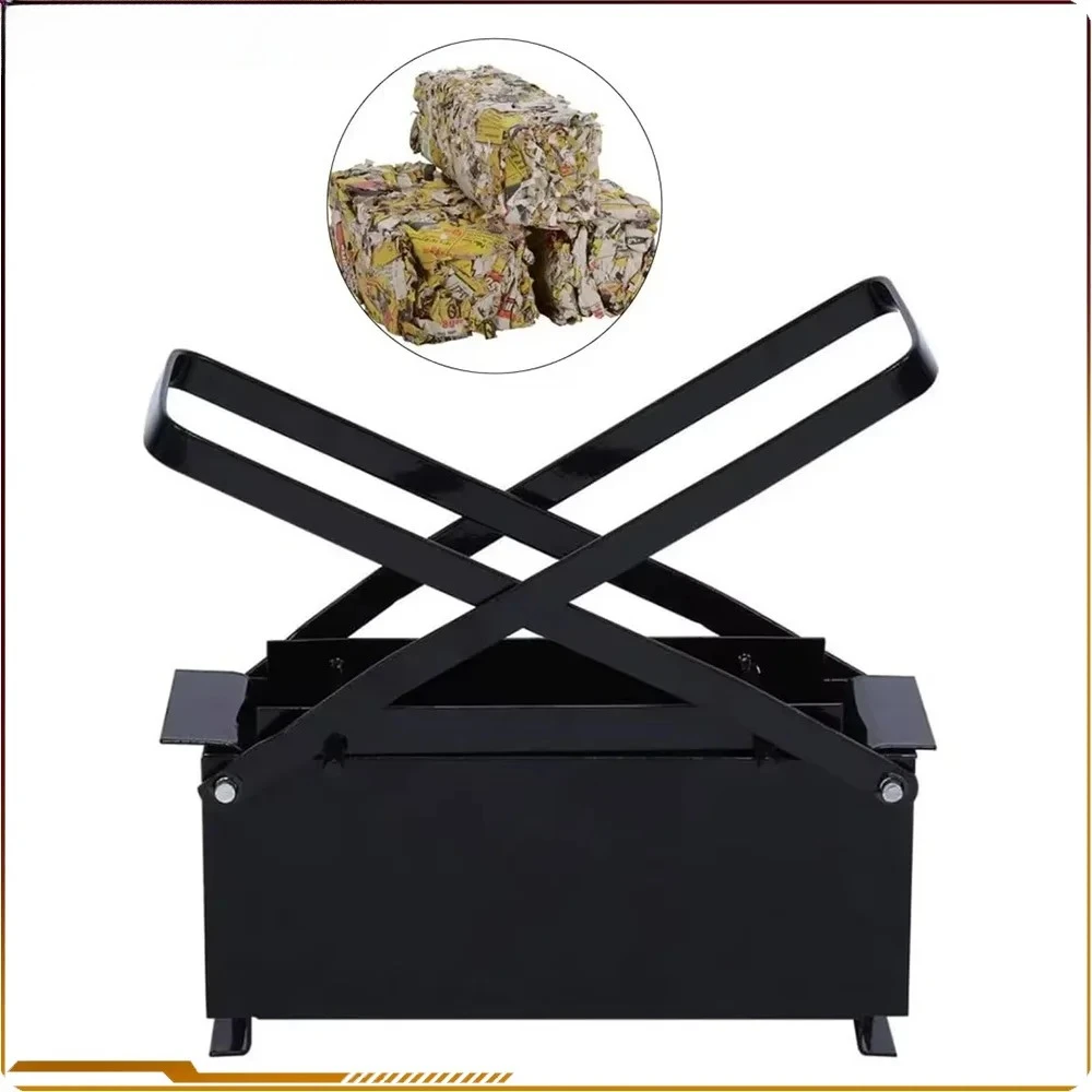 Newspaper Clumping Press Paper Briquette Makers Recycle Brick Block Press Machine Newspaper Log Fire Free Eco Recycle