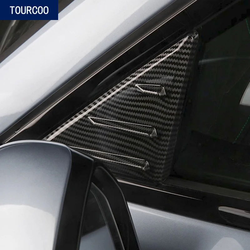 

For ZEEKR 001 A Pillar Spoiler Decorative Frame Cover Stickers Car Styling Modification Accessories