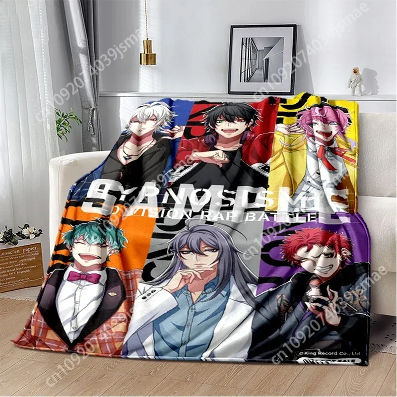 Anime - Hypnosis Microphone, Home Office Leisure Sofa Blanket, Multi functional Travel Portable Warm Blanket Gift Blanket Custom