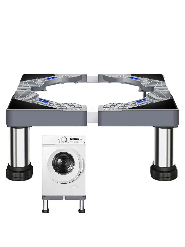 Washing Machine Stand Movable Refrigerator Raised Base Adjustable Washer Dryer Pedestal Heavy Duty Home Appliance Accessories