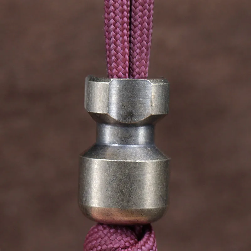 Missile Shape Brass Knife Beads EDC DIY Paracord Woven Bracelets Lanyard Pendants Accessories Outdoor Tool Hangings Charms