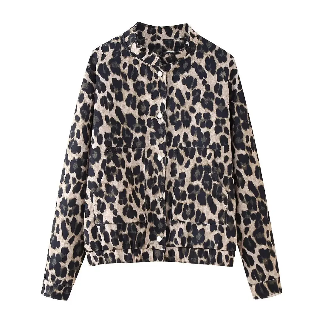 

Women's Leopard Print Coat For Women