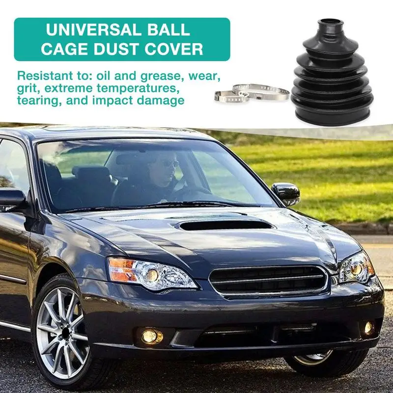 Car Ball Cage Dust Cover Repair Kit CV Boot Joint Boot Kits Drive Shaft Ball Head Round Clamp Automotive Tools