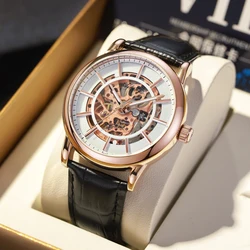 2022 new AILANG original brand men's watch automatic hollow fashion luminous waterproof watch sports men's business watch