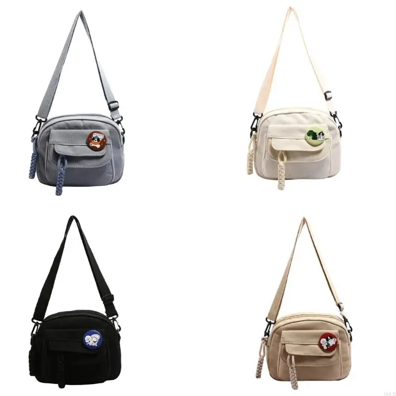 

D0UD 2024 NEW Canvas Bag Large Capacity Shopping Bag Shoulder Bags for Girl Crossbody Bag