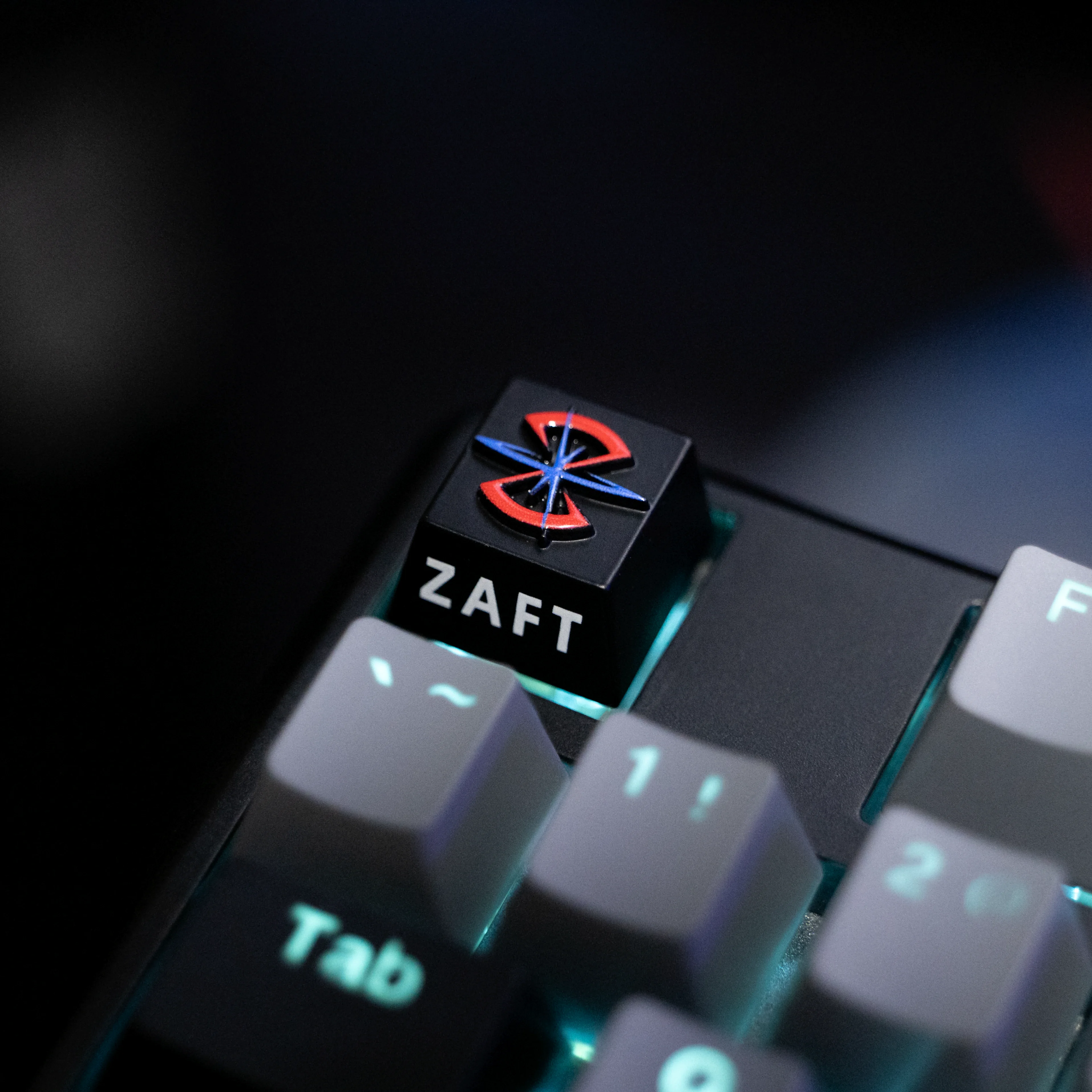 

1 PCS Red ZAFT Logo Keycap CAPWAYI - SEED Cosmic Era, Zinc Alloy Metal R4 1U MX Switch