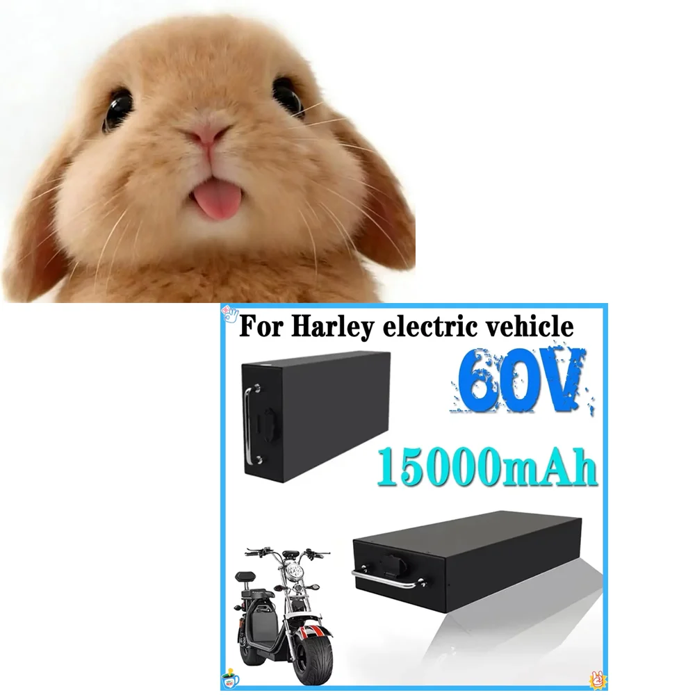 &：  multiple capacity options, 60V 20Ah-60Ah, 18650 lithium battery, suitable for Harley CityCoco electric scooter