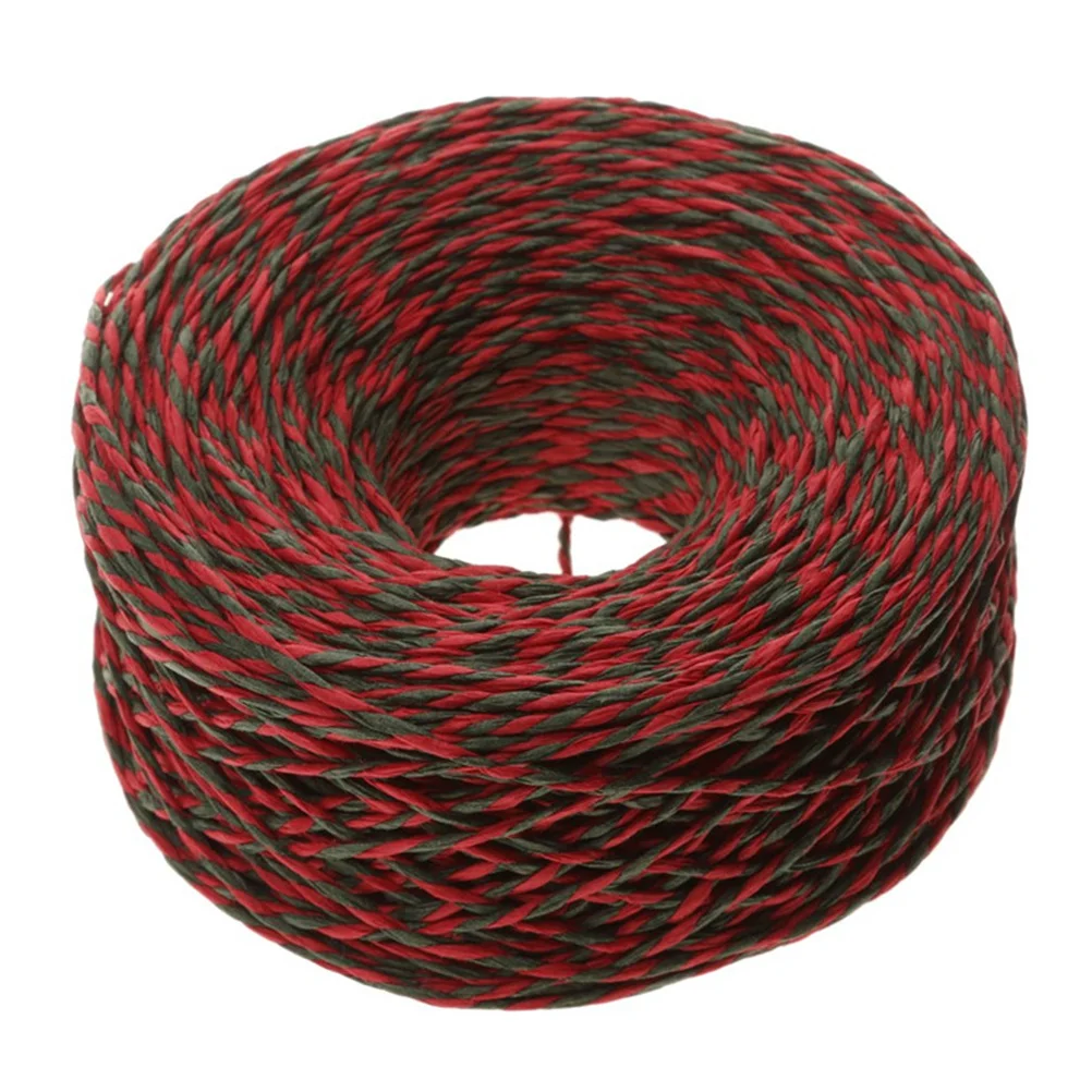 

Christmas Paper Twine Red Wrapping Ribbon For Gift Packaging Decor Holiday Craft Supplies Reusable Twines