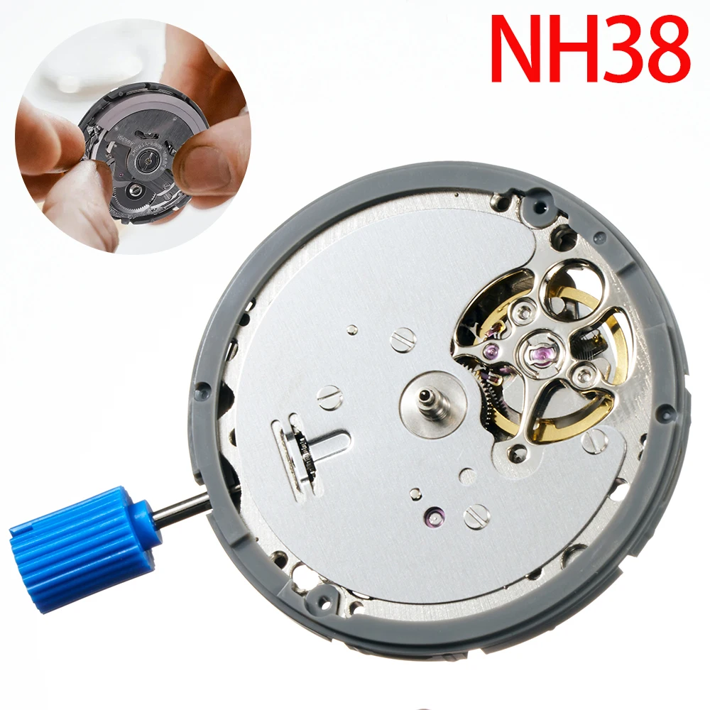 

NH38A Mechanical Movement Mod Automatic Watch Mechanism 24 Jewels new High Accuracy NH38 Top Repair Parts Accessories