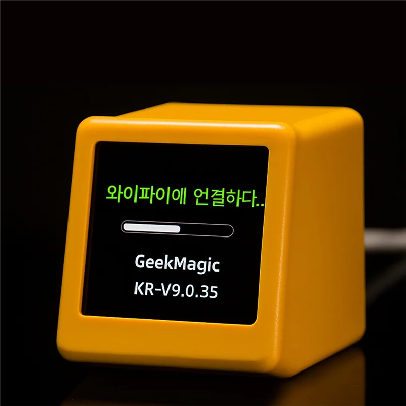 N01R-Korean Smart Wifi Weather Station Portable Desktop Display With Temperature Humidity Time Alarms Clock Decoration