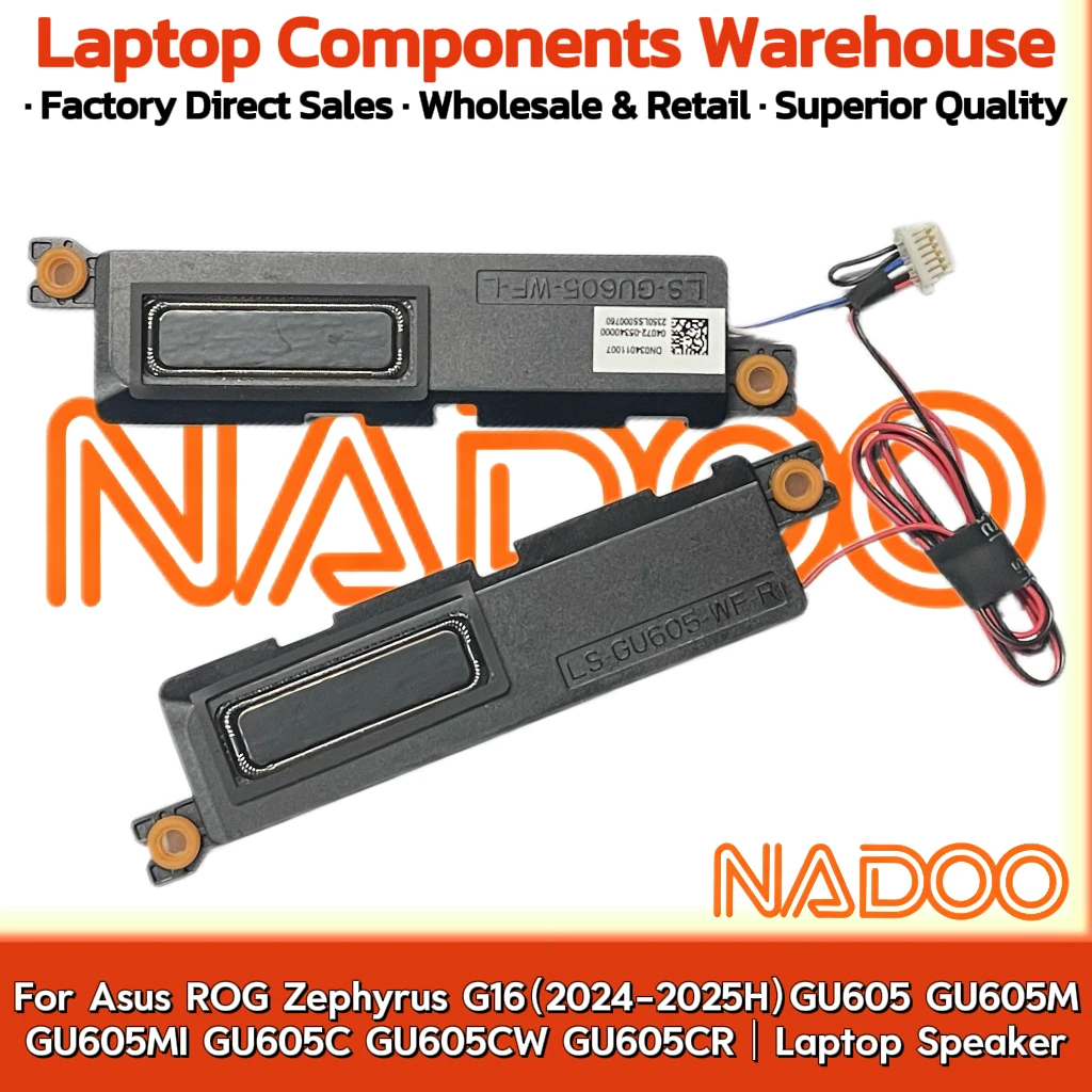 New Original Laptop Notebook Audio Speaker For Asus ROG Zephyrus G16（2024-2025H）GU605 GU605M GU605MI GU605C GU605CW GU605CR