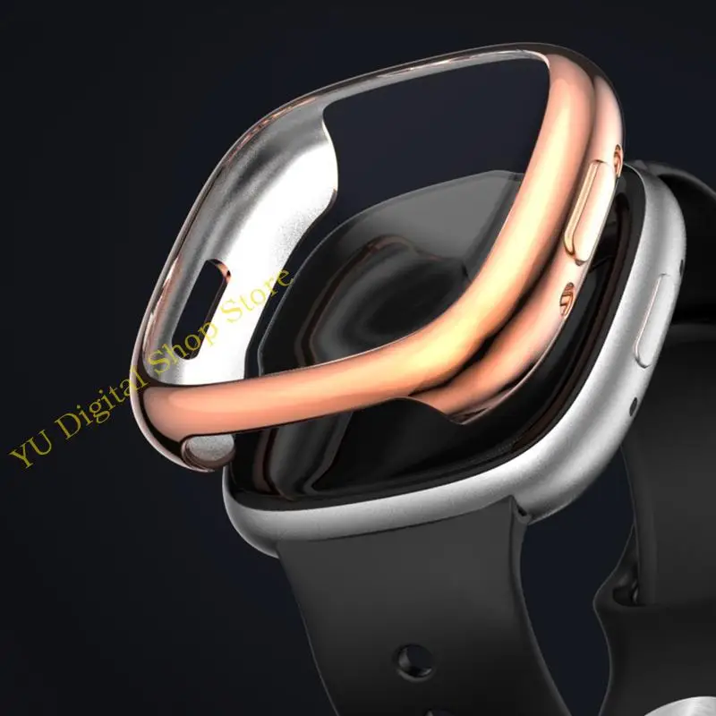 

96ba для Fitbitversa 4 для Watch Protective для корпуса Легкий прочный корпус для защиты для Shell ShockProte Co