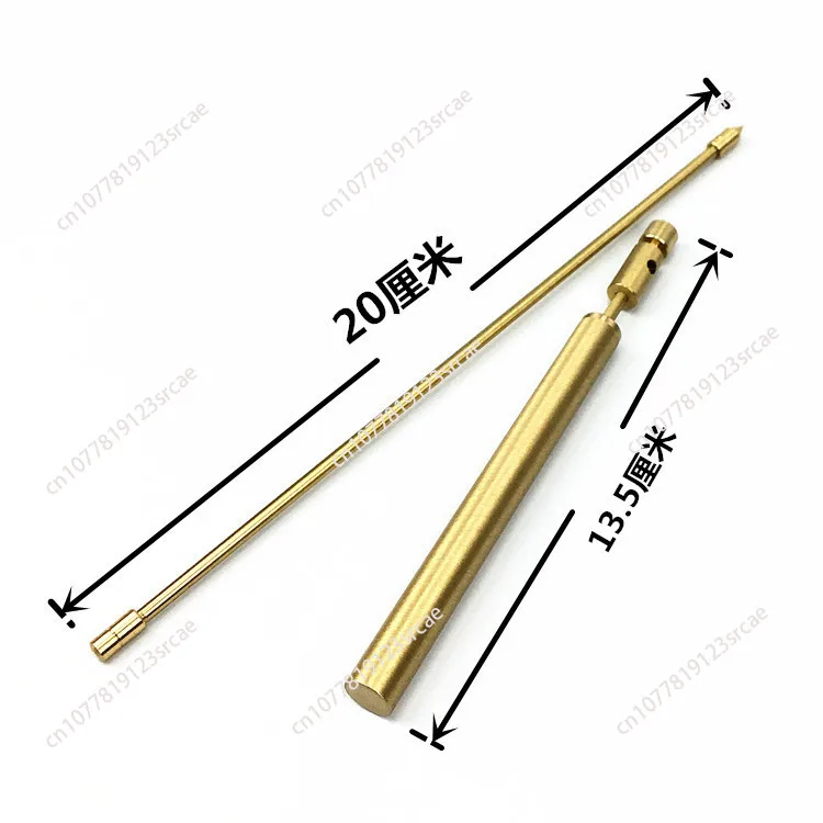 11.8In Lenght Dowsing Rod Copper Practical Handle Dowsing Rods Tools-2PC Divining Rods for Divining Water Treasure Items
