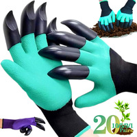 1-20Pairs Claw Gardening Gloves for Planting  Garden Glove Claws for Women and Men Gardening Glove for Digging,Planting, Weeding