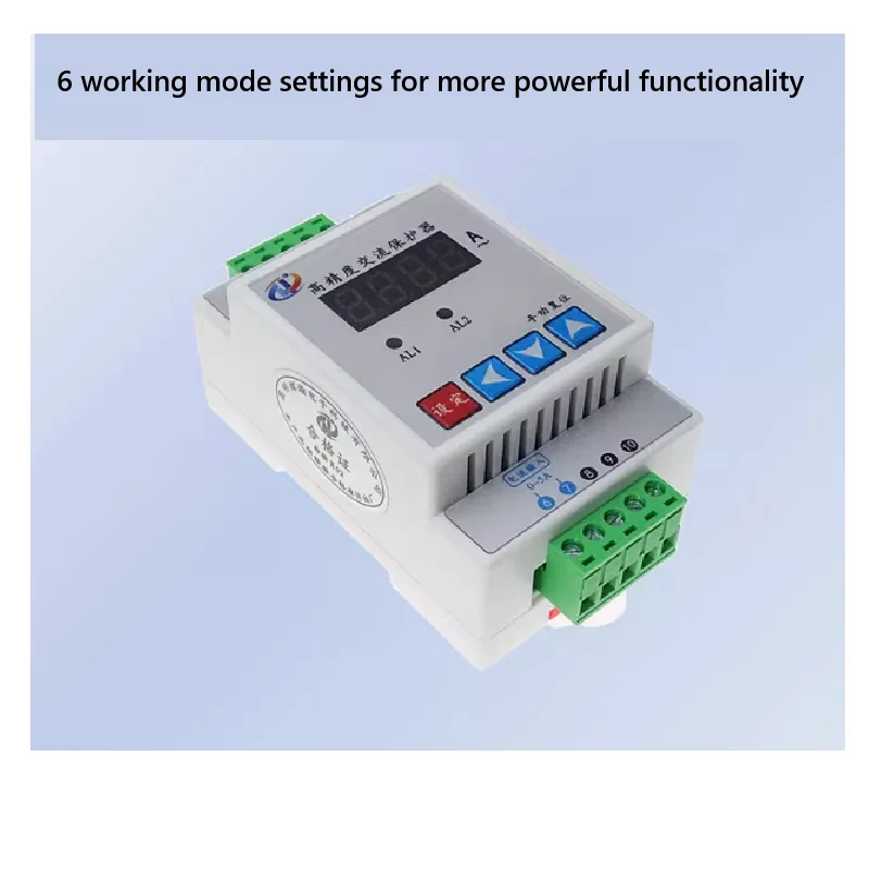 The range of the high-precision AC overcurrent/overload protector with a large range can be set from 5A-5000A