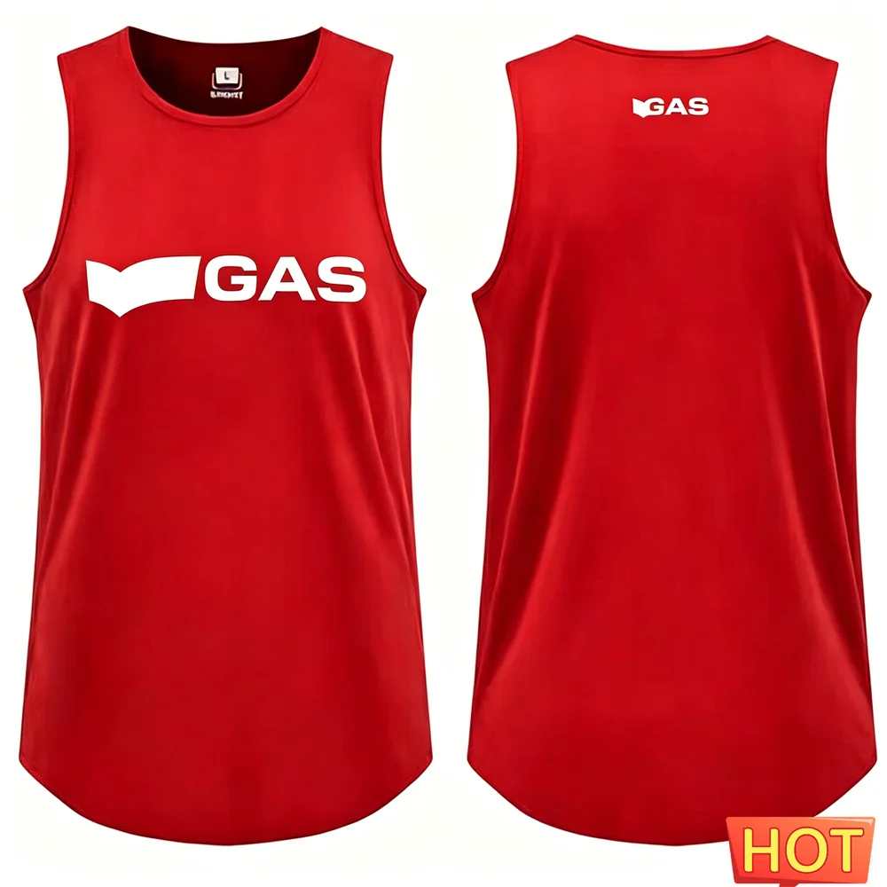 Men's Sleeveless T-shirt Summer Casual Sports Loose men's t-shirts and tank tops Letter Pattern Printed T-shirt Top Men clothing